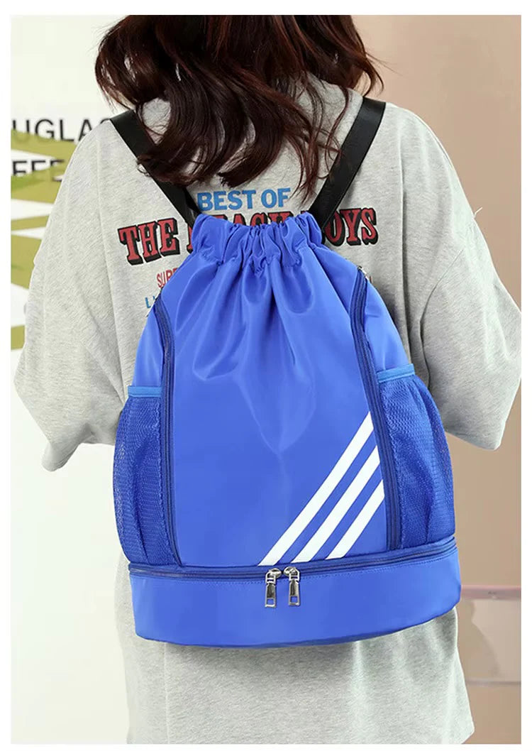 🎒 حقيبة رياضية مضادة للماء بحبال شد
